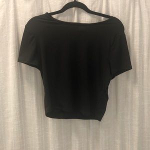 Simple black tee